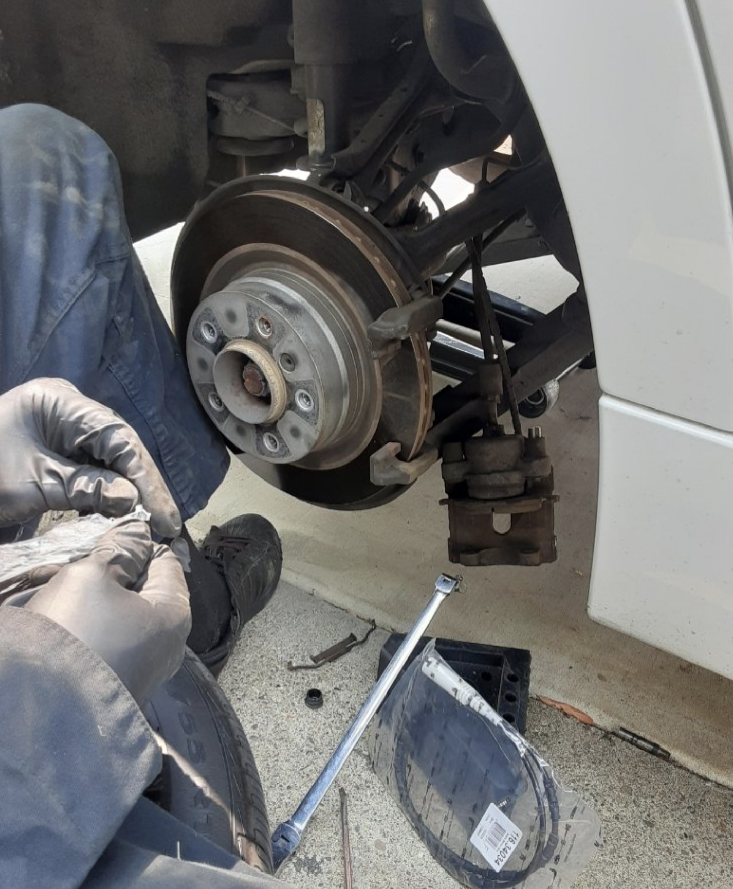 High-Point-brake-repair image shows brake repair in High Point, NC